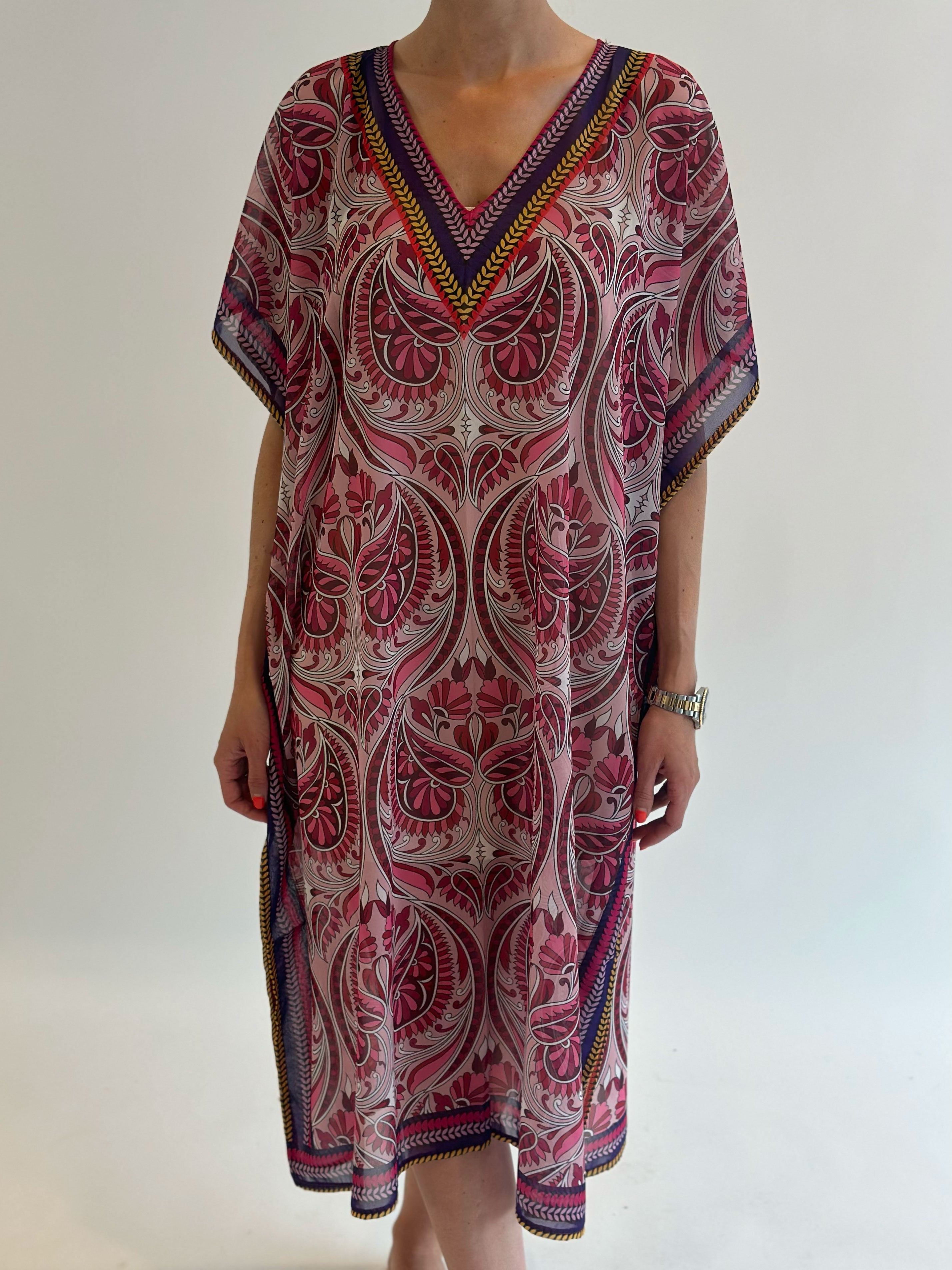 Marta - Lang tunika med mønster